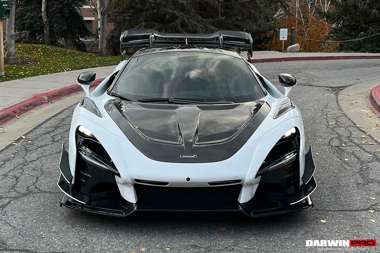 2017-2021 McLaren 720s Se²NWB Style Carbon Fiber Hood - DarwinPRO Aerodynamics