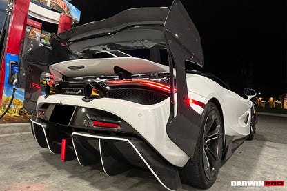 2017-2022 McLaren 720s Se²GTR Style Trunk Wing w/ Side Caps - DarwinPRO Aerodynamics