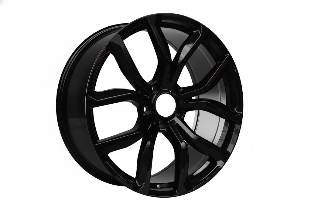 E782 Gloss Black 22x9.5 ET45 5.120 - Square Set (4 Wheels)