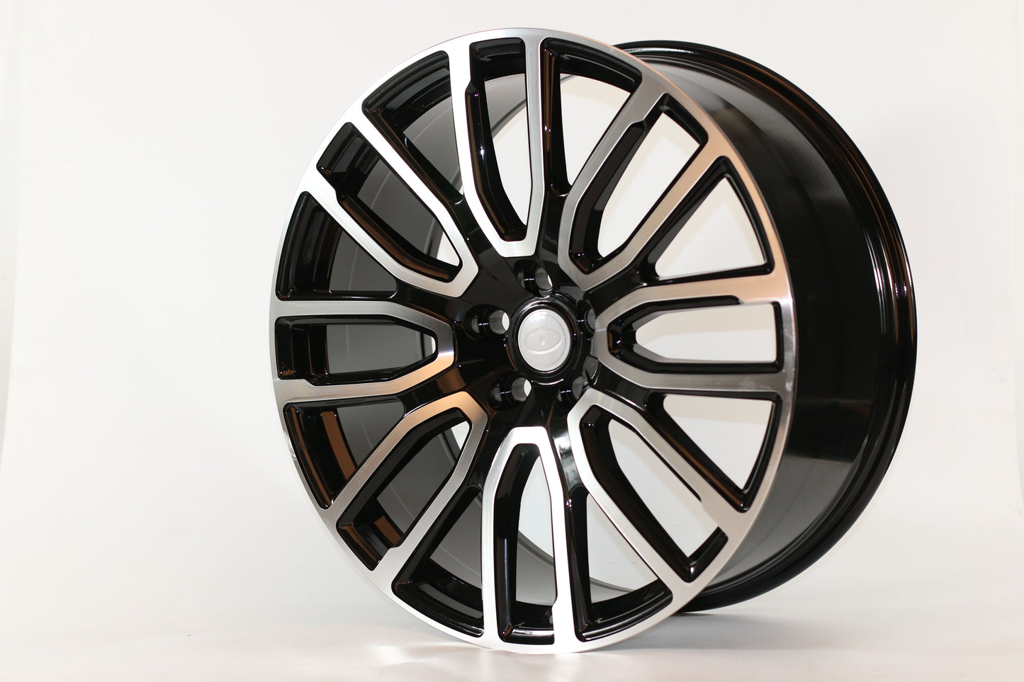 E793 Black Machined Face 22x9.5 ET40 5.120 - Square Set (4 Wheels)