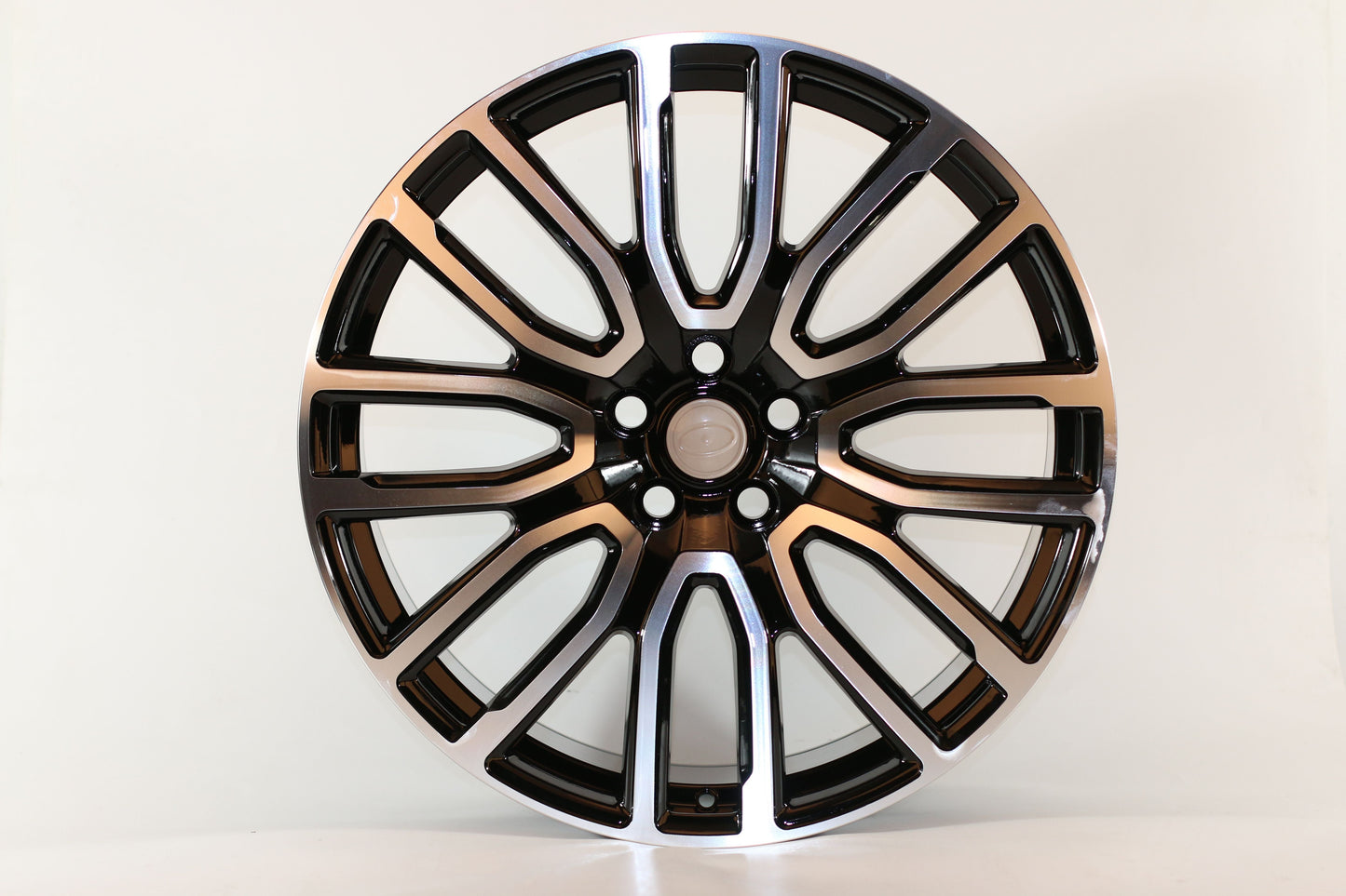 E793 Black Machined Face 22x9.5 ET40 5.120 - Square Set (4 Wheels)