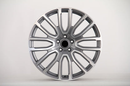 E793 Gunmetal Machined Face 22x9.5 ET40 5.120 - Square Set (4 Wheels)