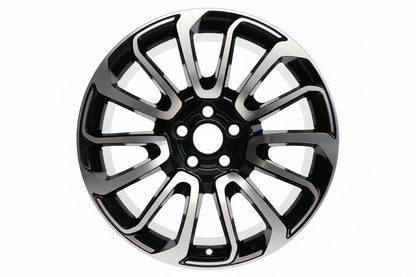 E795 Black Machined Face 22x9.5 ET45 5.120 - Square Set (4 Wheels)