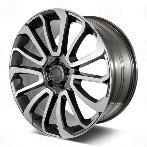 E795 Gunmetal Machined Face 22x9.5 ET45 5.120 - Square Set (4 Wheels)