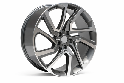 E797 Gunmetal Machined Face 22x9.5 ET45 5.120 - Square Set (4 Wheels)