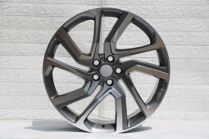 E797 Gunmetal Machined Face 22x9.5 ET45 5.120 - Square Set (4 Wheels)