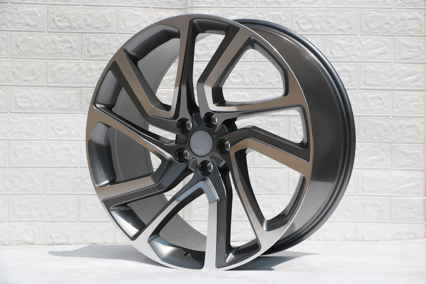 E797 Gunmetal Machined Face 22x9.5 ET45 5.120 - Square Set (4 Wheels)