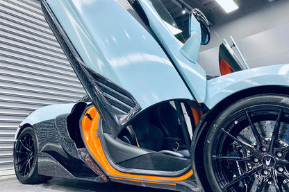 2015-2021 McLaren 600lt 540C 570S BKSS Style Cabon Fiber Side Skirts Under Board - DarwinPRO Aerodynamics