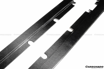 2013-2016 Mercedes Benz W117 CLA Sport / CLA45 AMG RZS Style Side Skirts Under Board - Carbonado