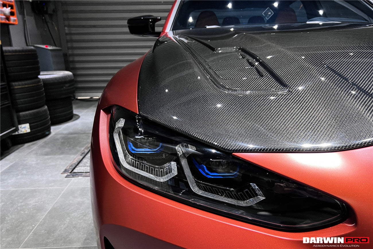 2021-UP BMW M3 G80 G81 M4 G82/G83 BKSSII Style Carbon Fiber Hood - DarwinPRO Aerodynamics