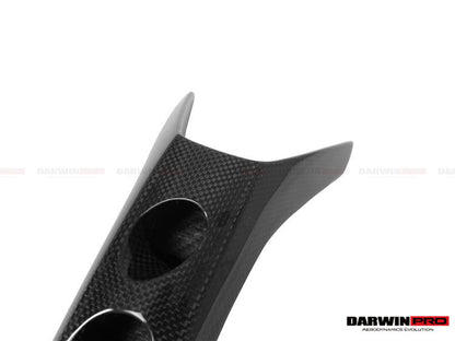 2015-2020 Ferrari 488 GTB/Spyder Dry Carbon Fiber Bridge  Control - DarwinPRO Aerodynamics