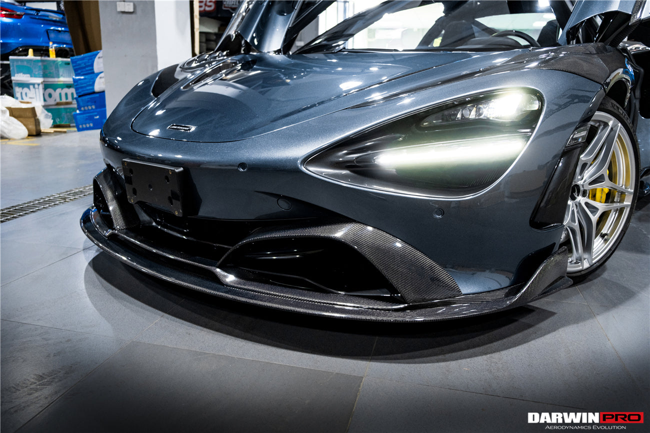 2017-2021 McLaren 720s Se²NWB Style Carbon Fiber Front Lip - DarwinPRO Aerodynamics