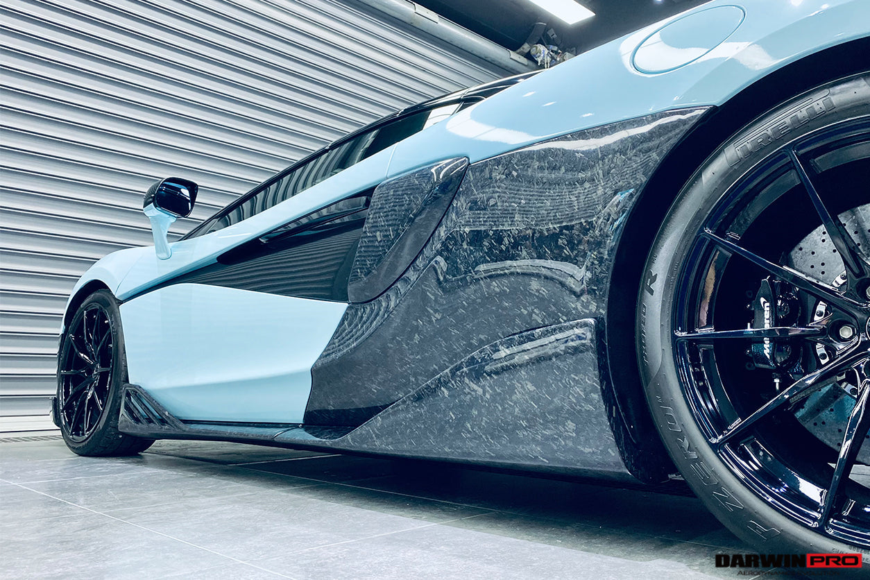 2015-2021 McLaren 600lt 540C 570S BKSS Style Cabon Fiber Side Skirts Under Board - DarwinPRO Aerodynamics