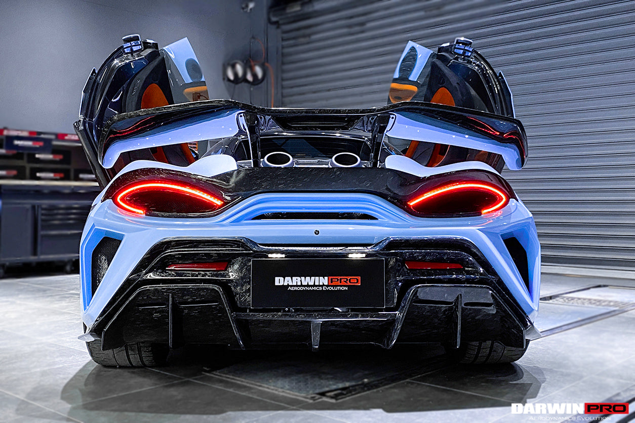 2018-2021 McLaren 600lt BKSS Style Carbon Fiber Trunk Spoiler - DarwinPRO Aerodynamics