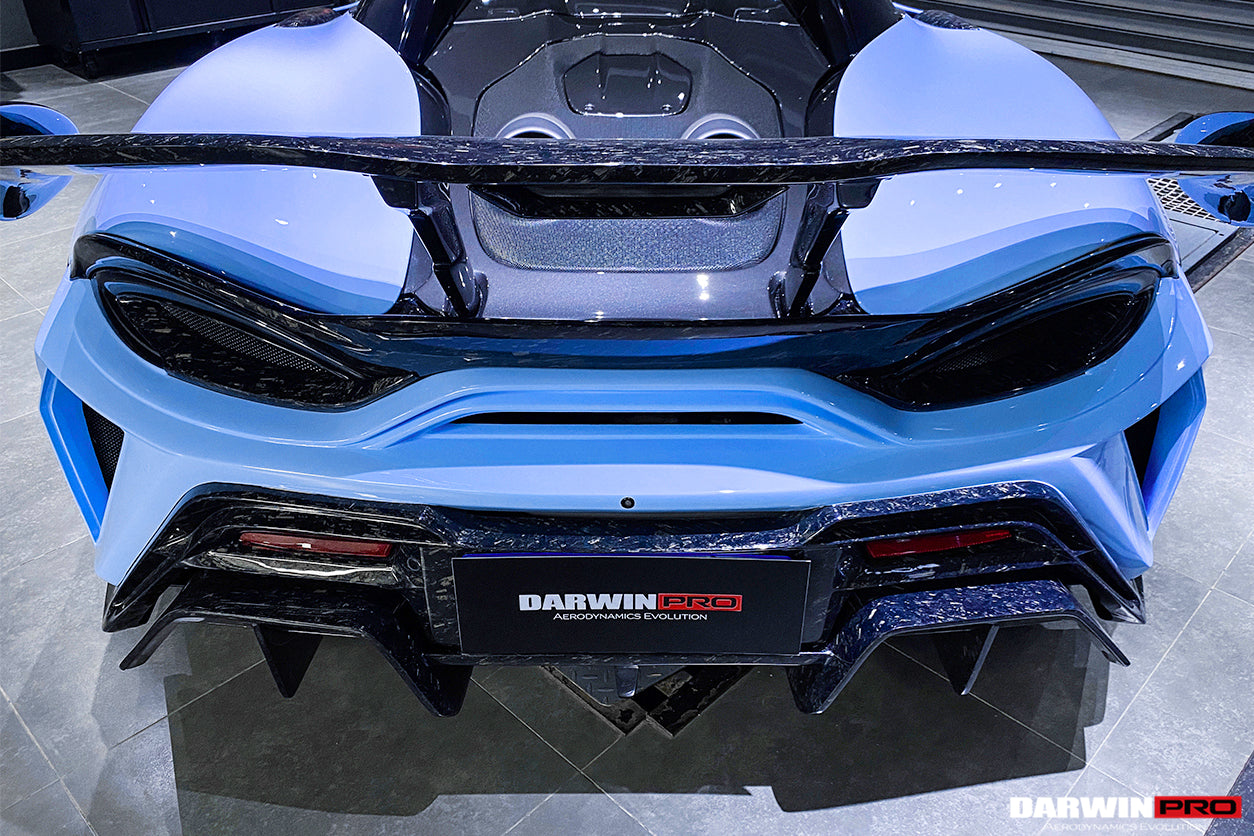 2018-2021 McLaren 600lt BKSS Style Partial Carbon Fiber Rear Bumper - DarwinPRO Aerodynamics