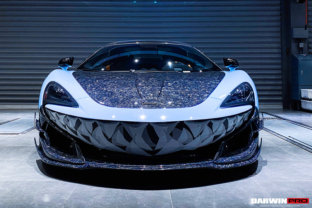 2018-2021 McLaren 600lt 2015-2021 540c/570s/570gt BKSSII Style Carbon Fiber Hood - DarwinPRO Aerodynamics