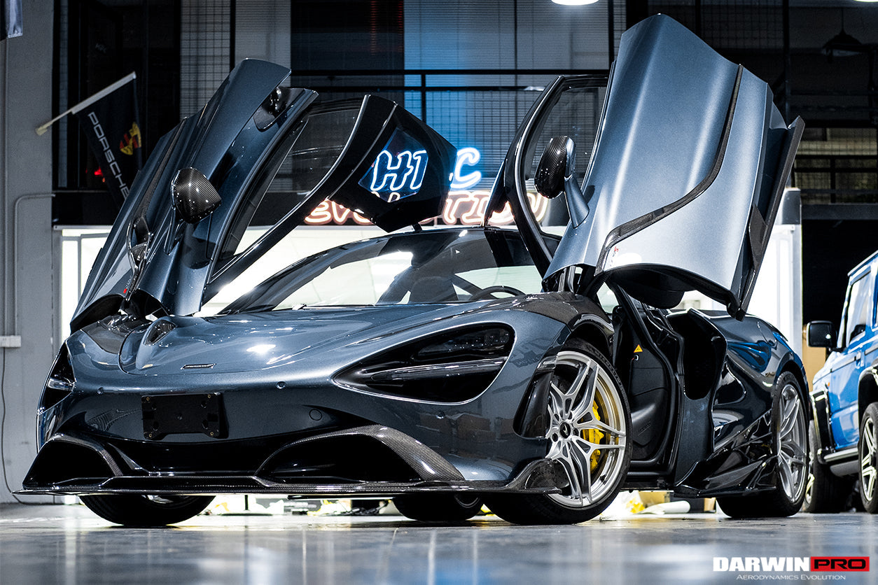 2017-2021 McLaren 720s Se²NWB Style Carbon Fiber Side Door Trims - DarwinPRO Aerodynamics