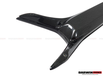 2015-2020 Ferrari 488 GTB/Spyder Dry Carbon Fiber Bridge  Control - DarwinPRO Aerodynamics
