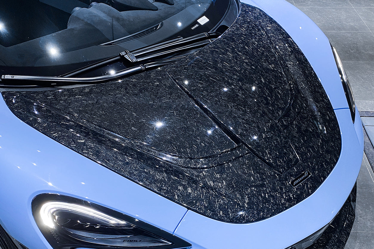 2018-2021 McLaren 600lt 2015-2021 540c/570s/570gt BKSSII Style Carbon Fiber Hood - DarwinPRO Aerodynamics