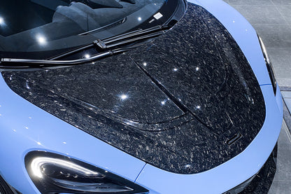 2018-2021 McLaren 600lt 2015-2021 540c/570s/570gt BKSSII Style Carbon Fiber Hood - DarwinPRO Aerodynamics