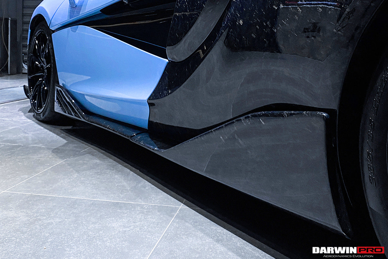 2015-2021 McLaren 600lt 540C 570S BKSS Style Cabon Fiber Side Skirts Under Board - DarwinPRO Aerodynamics