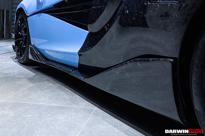 2015-2021 McLaren 600lt 540C 570S BKSS Style Cabon Fiber Side Skirts Under Board - DarwinPRO Aerodynamics