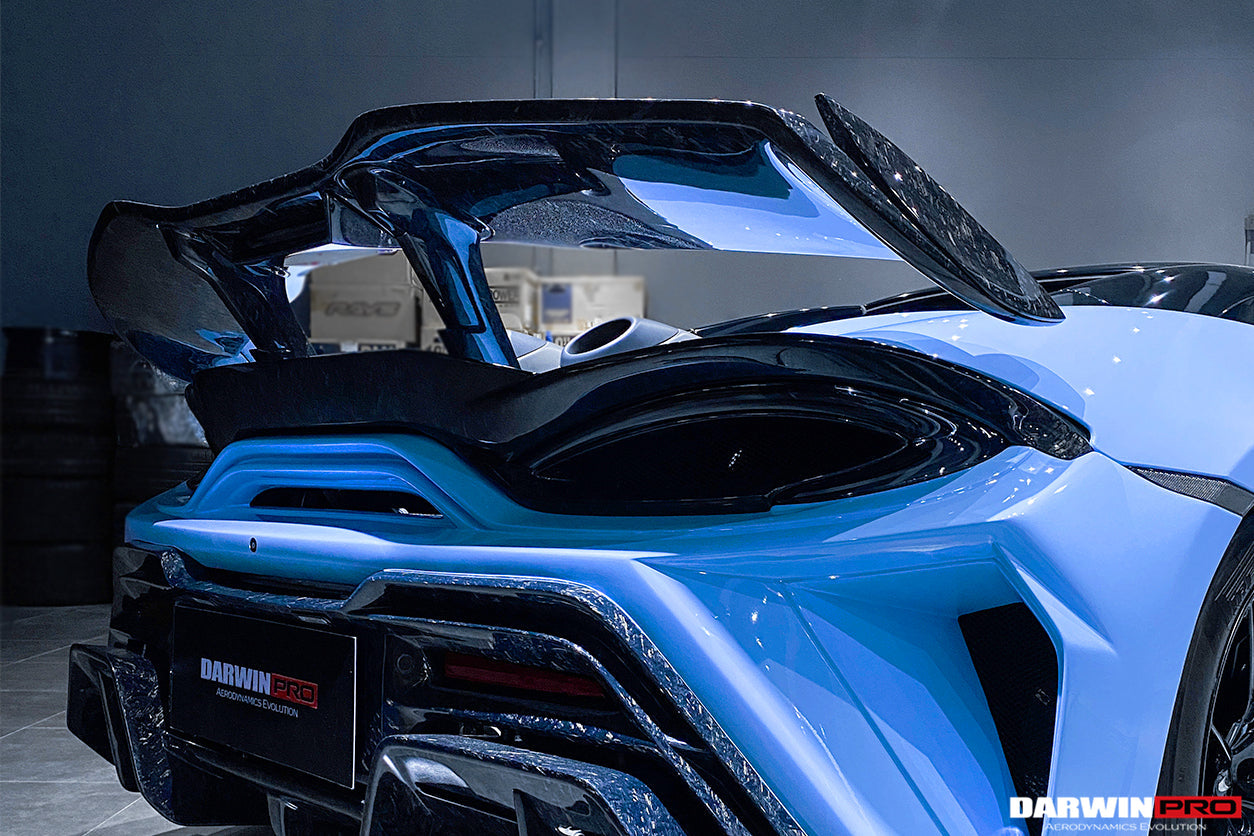 2018-2021 McLaren 600lt BKSS Style Carbon Fiber Trunk Spoiler - DarwinPRO Aerodynamics