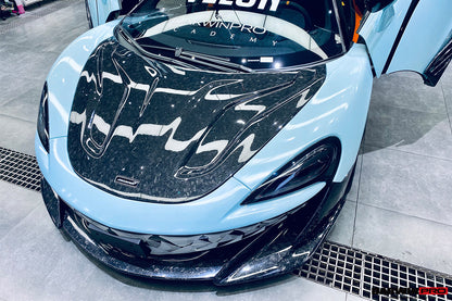 2018-2021 McLaren 600lt 2015-2021 540c/570s/570gt BKSS Style Carbon Fiber Hood - DarwinPRO Aerodynamics