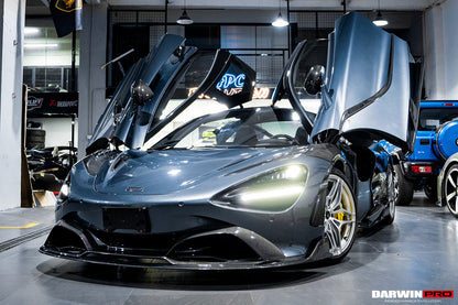 2017-2021 McLaren 720s Se²NWB Style Carbon Fiber Front Lip - DarwinPRO Aerodynamics
