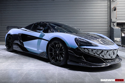 2015-2021 McLaren 600lt 540C 570S BKSS Style Carbon Fiber Front Lip - DarwinPRO Aerodynamics