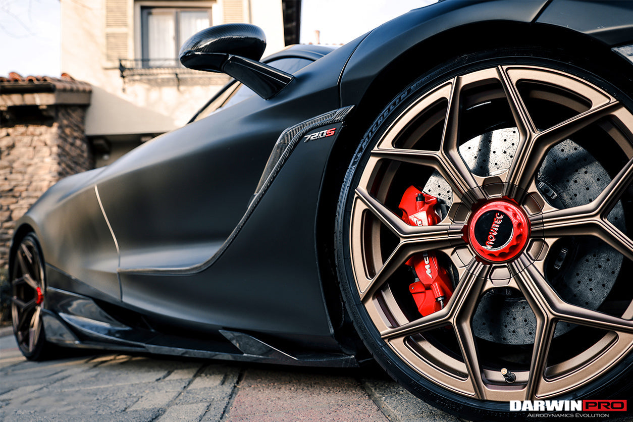 2017-2021 McLaren 720s Se²NWB Style Carbon Fiber Side Door Trims - DarwinPRO Aerodynamics