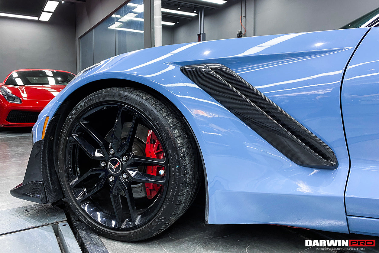 2013-2019 Corvette C7 Z51  ZR1-Style Front Conversion Body Kit - DarwinPRO Aerodynamics