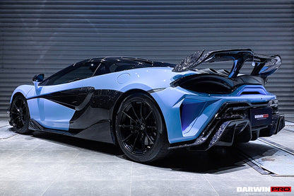 2015-2021 McLaren 600lt 540C 570S BKSS Style Cabon Fiber Side Skirts Under Board - DarwinPRO Aerodynamics
