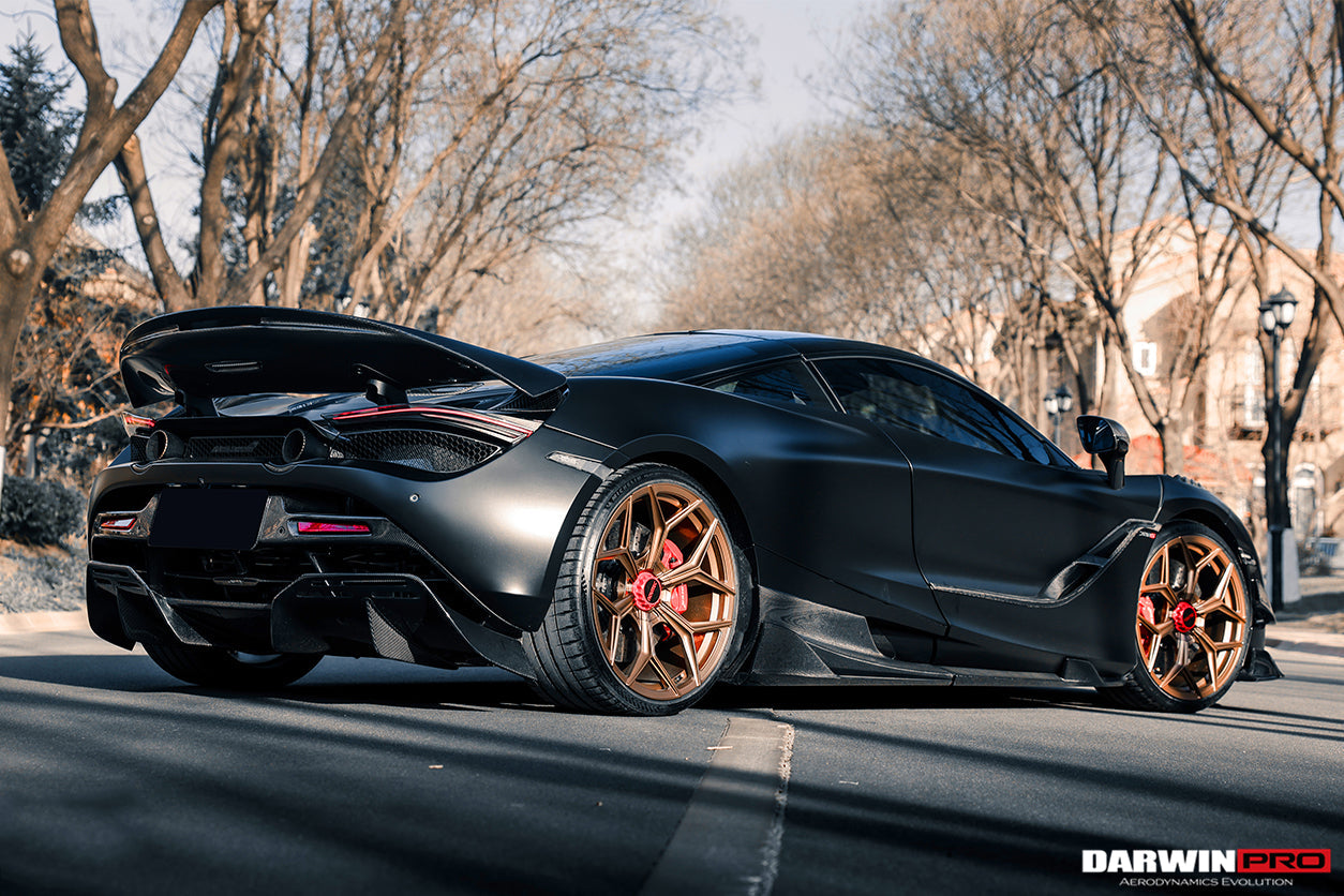 2017-2021 McLaren 720s Se²NWB Style Carbon Fiber Trunk Spoiler - DarwinPRO Aerodynamics