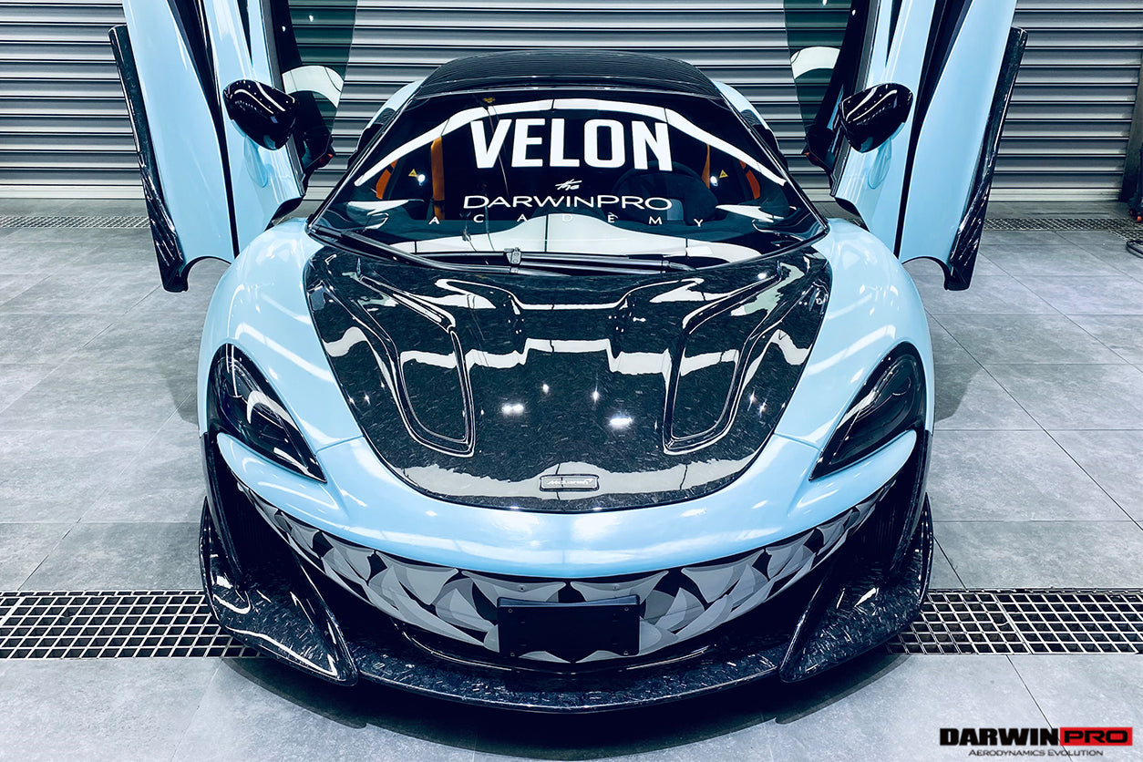 2018-2021 McLaren 600lt 2015-2021 540c/570s/570gt BKSS Style Carbon Fiber Hood - DarwinPRO Aerodynamics