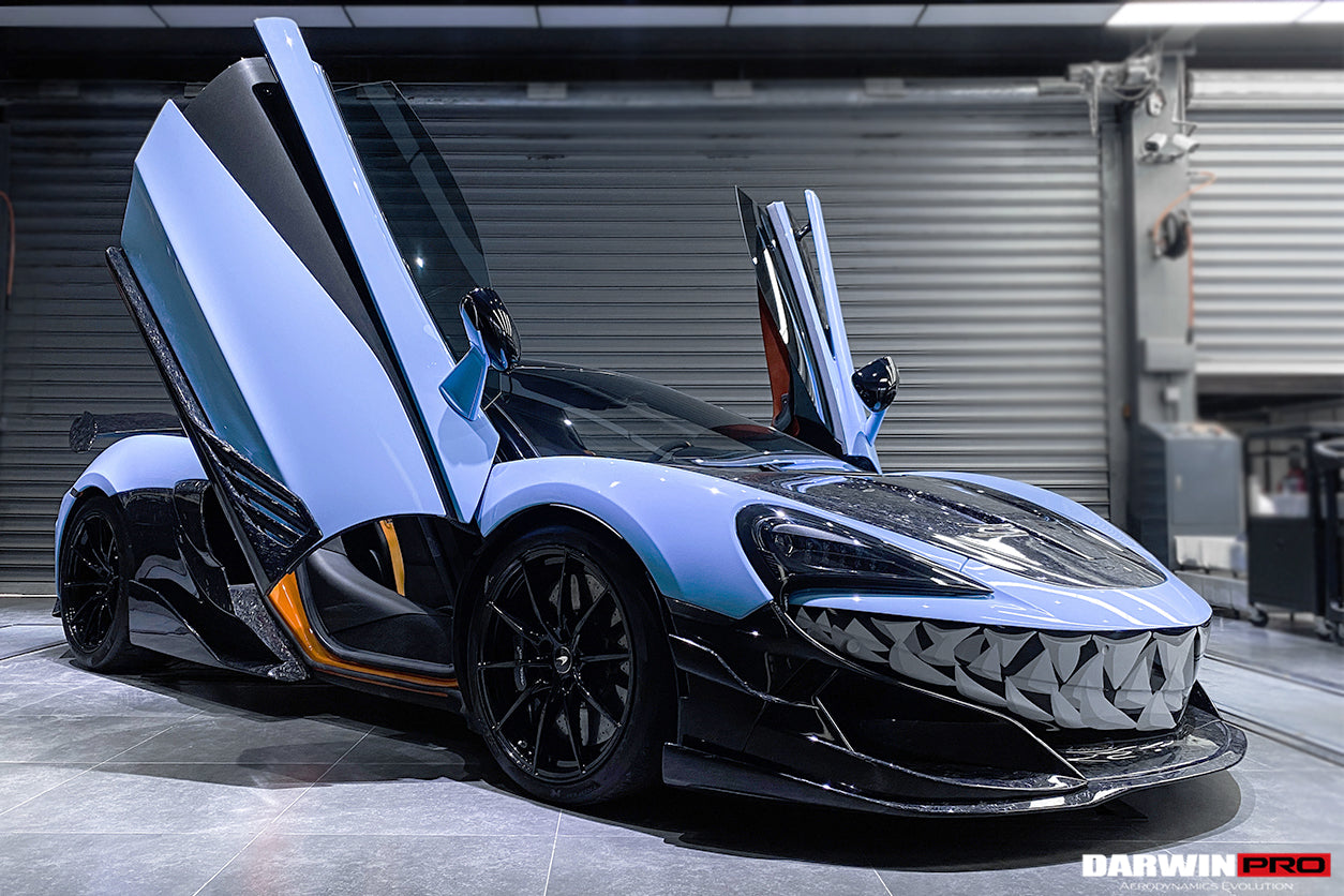 2015-2021 McLaren 600lt 540C 570S BKSS Style Cabon Fiber Side Skirts Under Board - DarwinPRO Aerodynamics