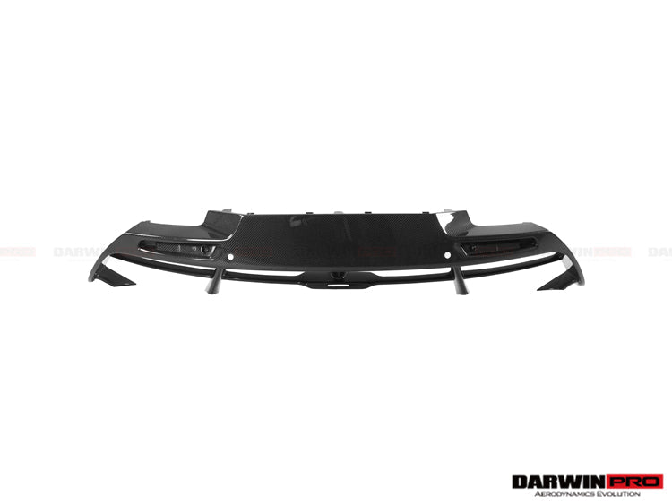 2017-2020 McLaren 720s Carbon Fiber Rear Bumper Center Valance - DarwinPRO Aerodynamics