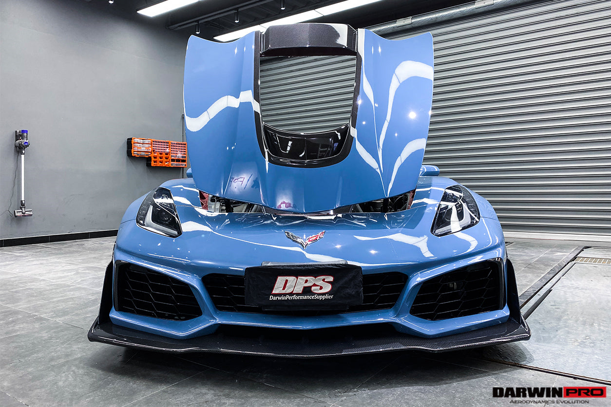 2013-2019 Corvette C7 Z51  ZR1-Style Front Conversion Body Kit - DarwinPRO Aerodynamics