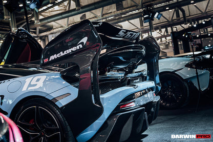 2017-2022 McLaren 720s Se²GTR Style Trunk Wing w/ Side Caps - DarwinPRO Aerodynamics
