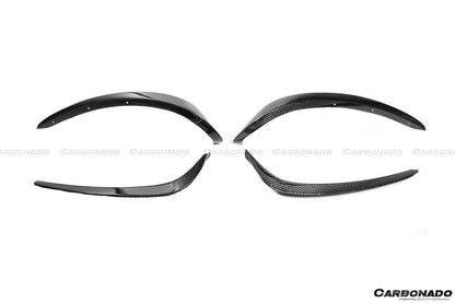 2013-2016 Mercedes Benz W117 CLA Sport / CLA45 AMG RZS Style Front Canards - Carbonado