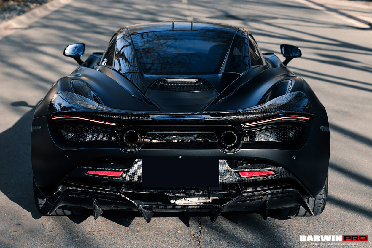 2017-2021 McLaren 720s BKSS Style Carbon Fiber Rear Diffuser - DarwinPRO Aerodynamics