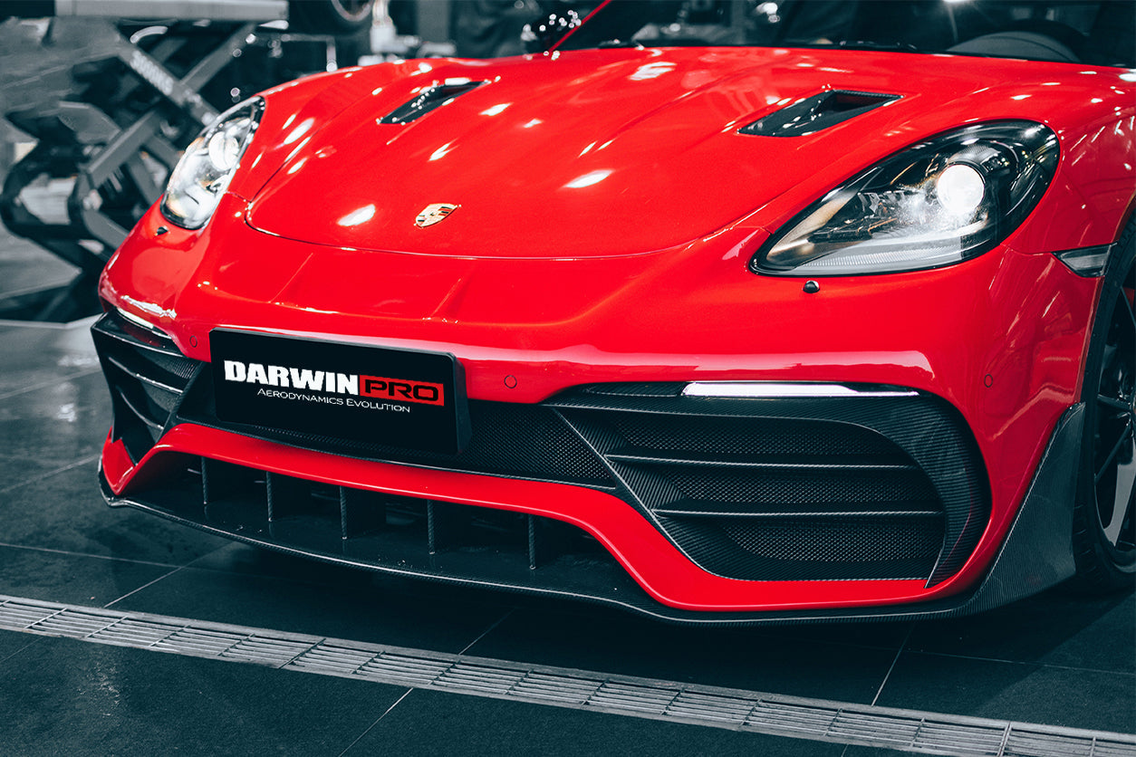 2016-2023 Porsche 718 Cayman/Boxster BKSS Style Partial Carbon Fiber Full Body Kit - DarwinPRO Aerodynamics