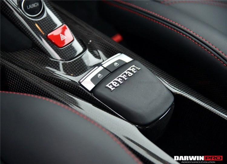 2015-2020 Ferrari 488 GTB/Spyder Dry Carbon Fiber Bridge  Control - DarwinPRO Aerodynamics
