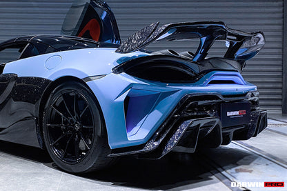 2018-2021 McLaren 600lt BKSS Style Carbon Fiber Trunk Spoiler - DarwinPRO Aerodynamics