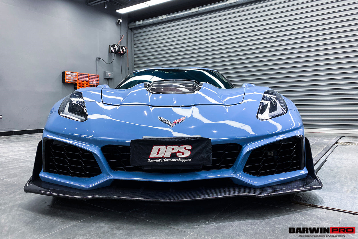 2013-2019 Corvette C7 Z51  ZR1-Style Front Conversion Body Kit - DarwinPRO Aerodynamics