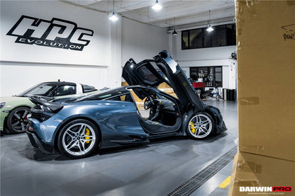 2017-2021 McLaren 720s Se²NWB Style Carbon Fiber Side Skirts - DarwinPRO Aerodynamics