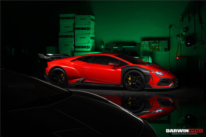 2015-2022 Lamborghini Huracan LP610 & LP580 & EVO BKSSII Style Front Wide Fender - DarwinPRO Aerodynamics