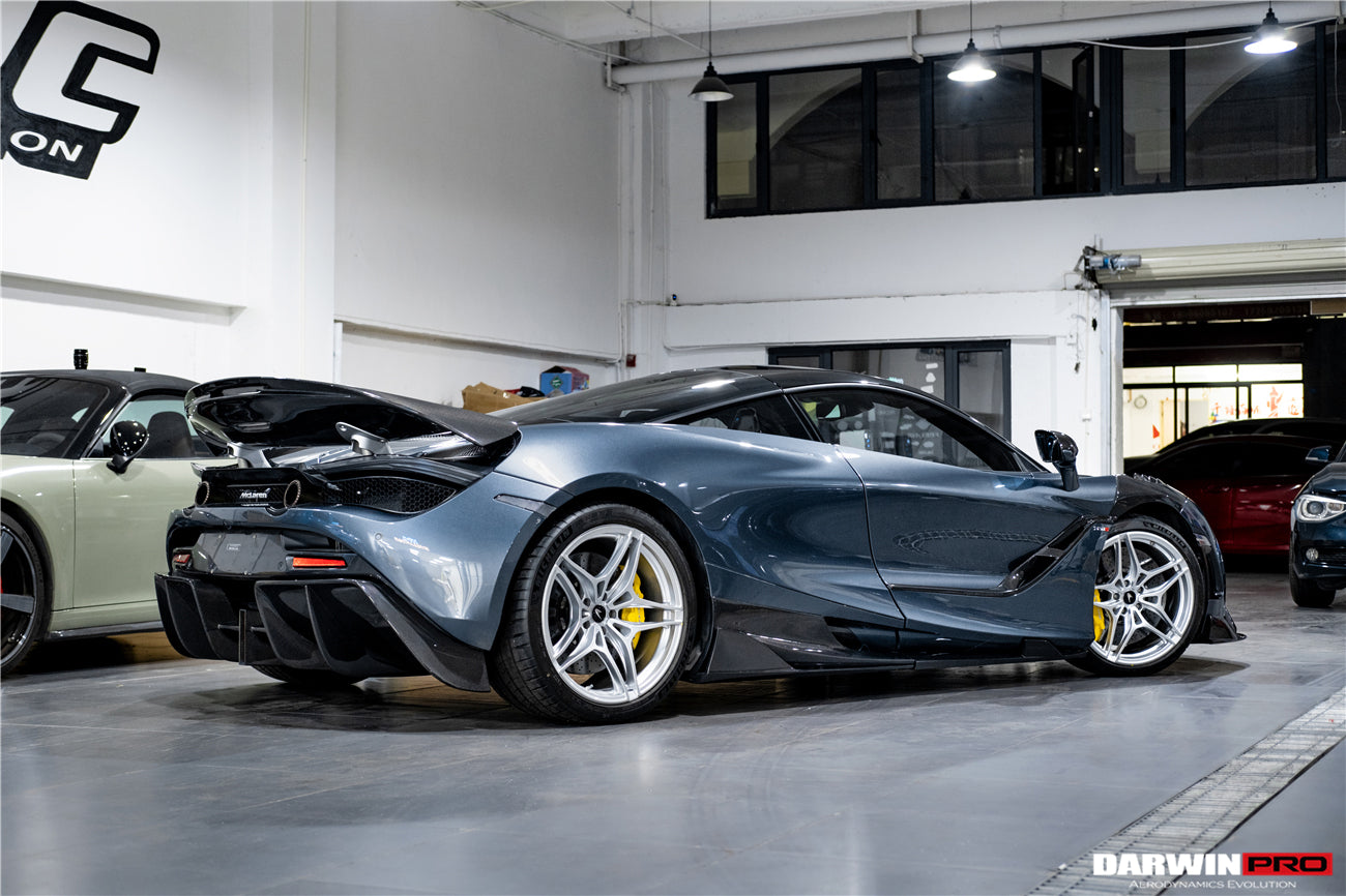 2017-2021 McLaren 720s Se²NWB Style Carbon Fiber Trunk Spoiler - DarwinPRO Aerodynamics