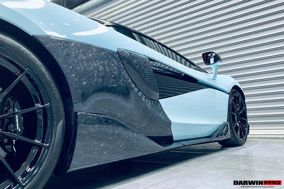 2015-2021 McLaren 600lt 540C 570S BKSS Style Cabon Fiber Side Skirts Under Board - DarwinPRO Aerodynamics