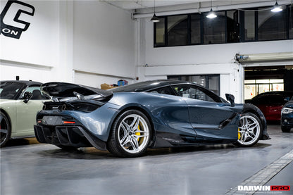2017-2021 McLaren 720s Se²NWB Style Carbon Fiber Side Door Trims - DarwinPRO Aerodynamics